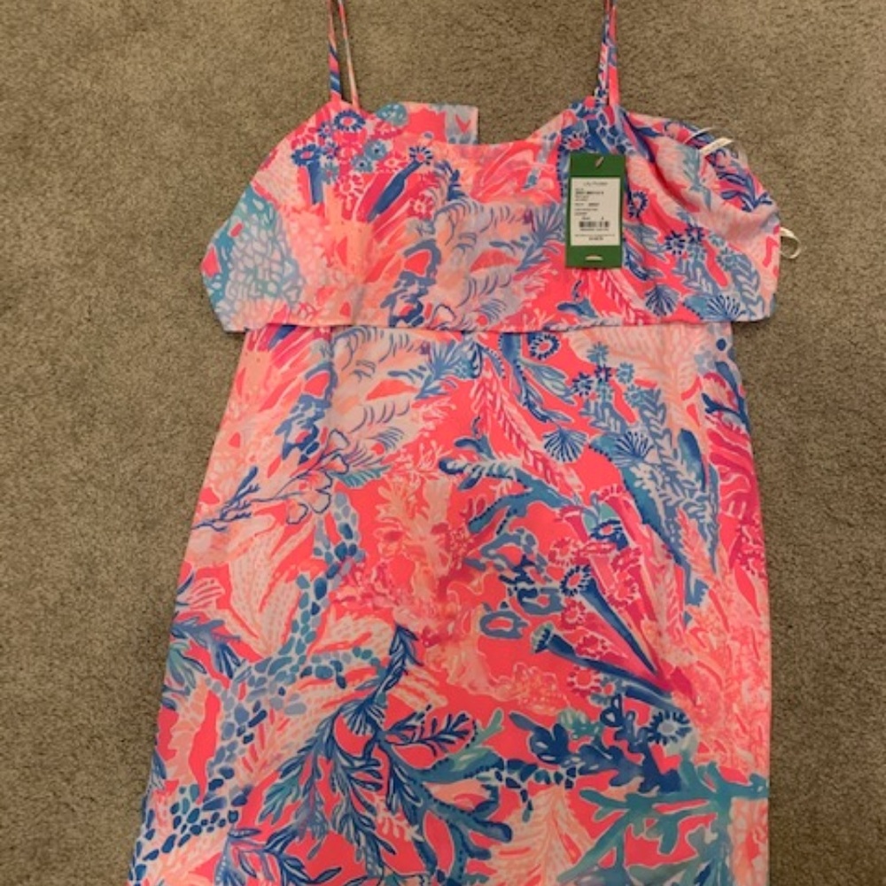 NWT Lilly Pulitzer Pink & Blue Tunic Top
